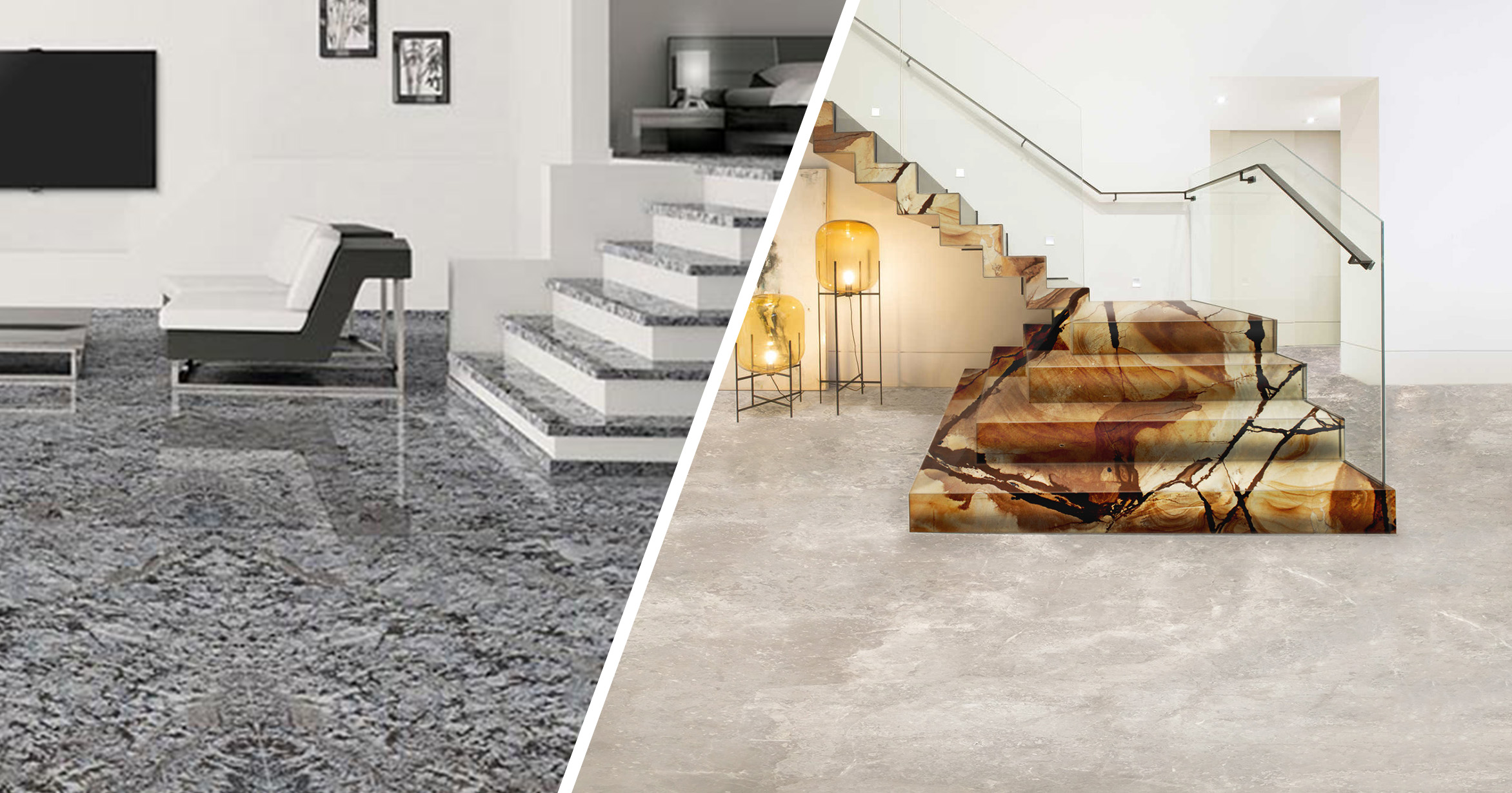 Granite or marble: Granite flooring vs. Marble flooring